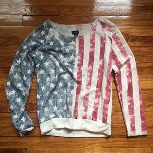 American Flag Sweater